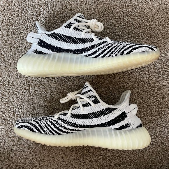 Yeezy SPLY Boost 350 V2 Zebra, Sz 11 - Picture 4 of 7